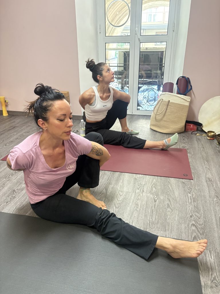 lezione di yoga